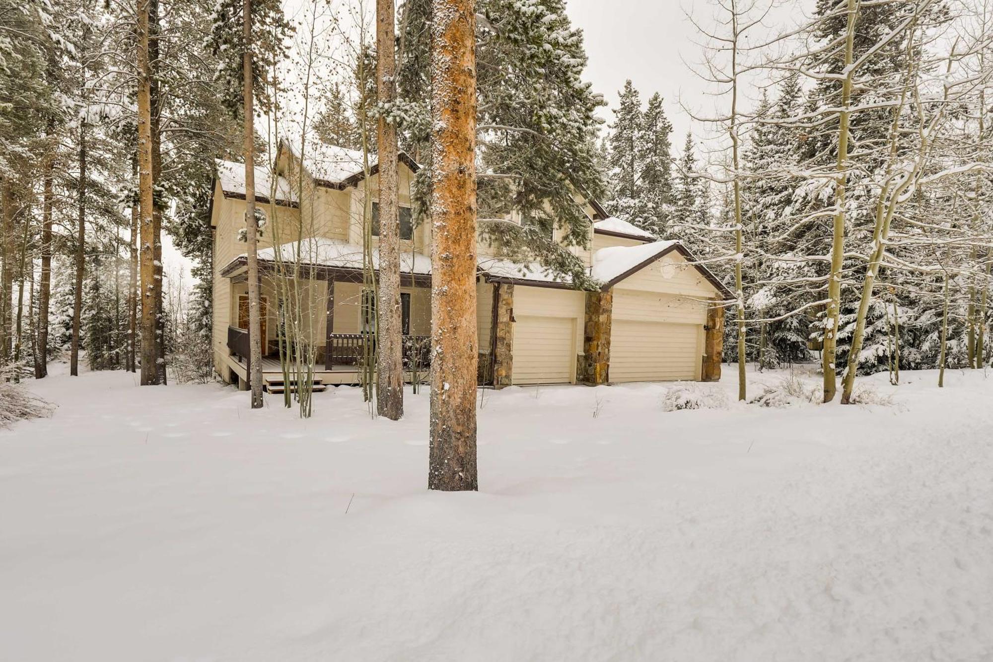 Idyllic Forested Breck Home Hot Tub And Ski Shuttle Breckenridge Exteriör bild
