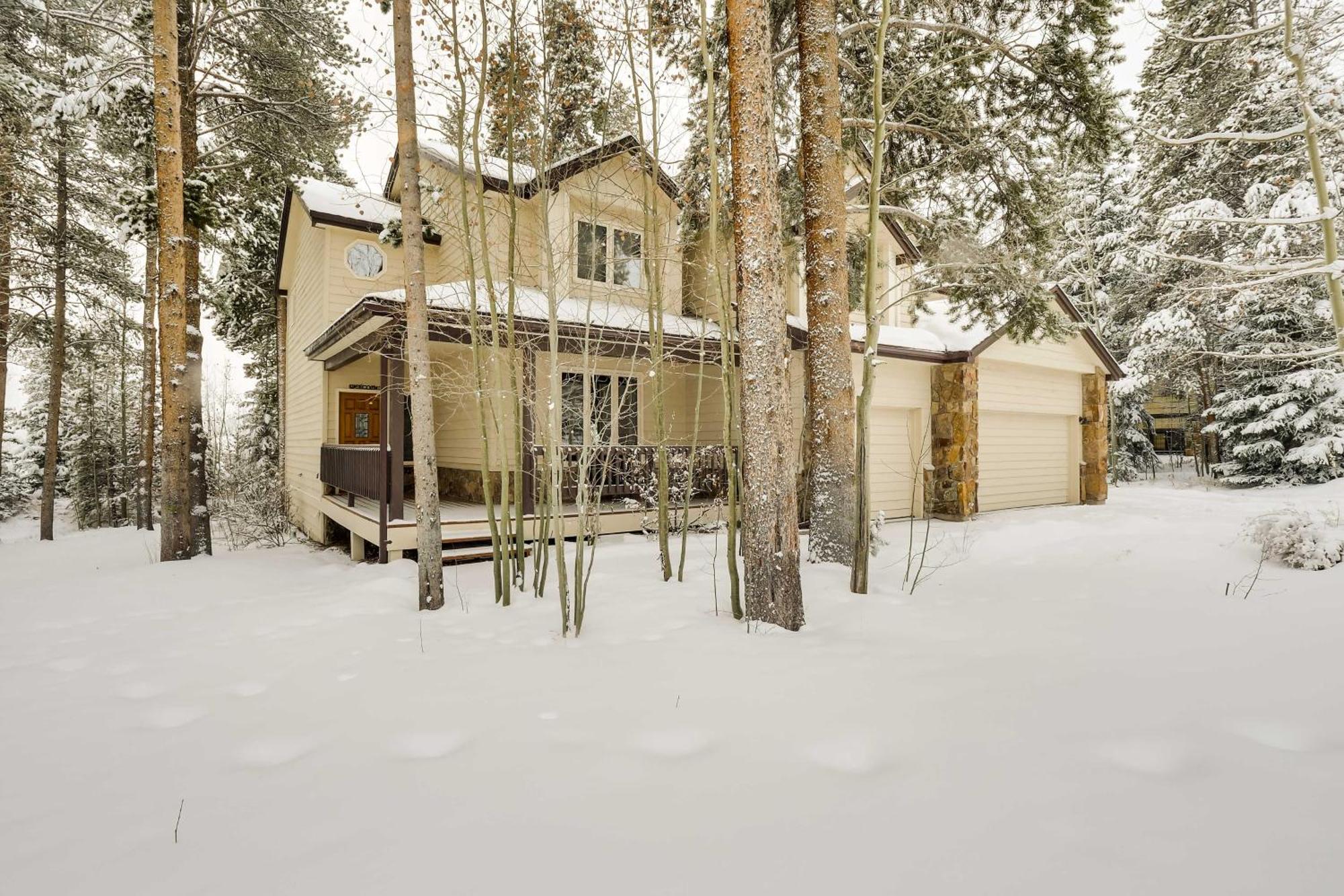 Idyllic Forested Breck Home Hot Tub And Ski Shuttle Breckenridge Exteriör bild