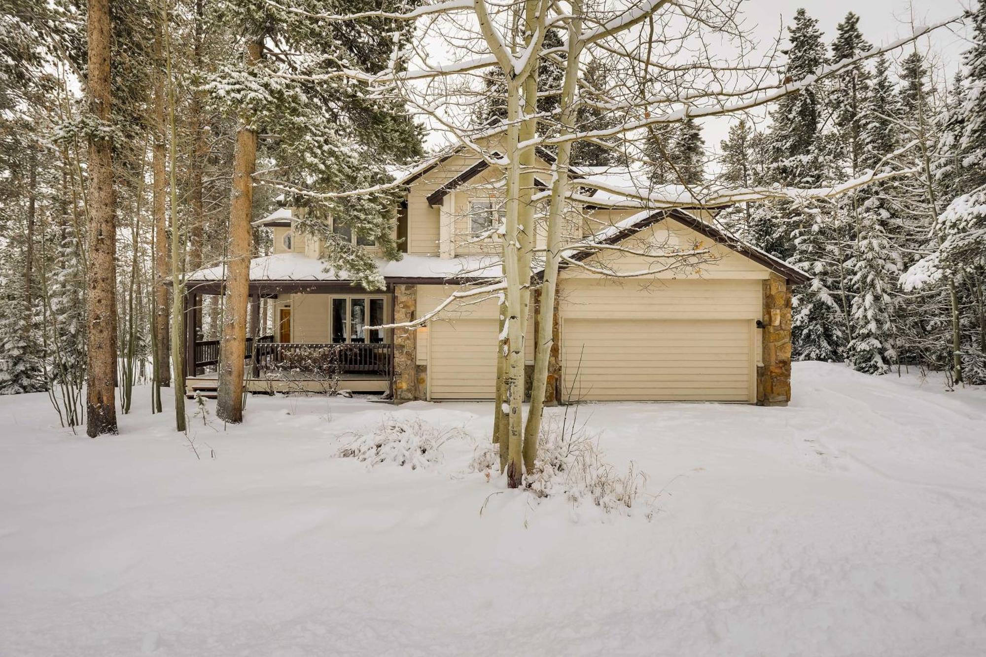 Idyllic Forested Breck Home Hot Tub And Ski Shuttle Breckenridge Exteriör bild
